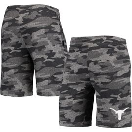 CONCEPTS SPORT Men's Concepts Sport Charcoal/Gray Texas Longhorns Camo Backup Terry Jam Lounge Shorts 