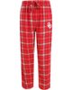 CONCEPTS SPORT Men's Concepts Sport Crimson Oklahoma Sooners Big & Tall Ultimate Plaid Pants  - 1