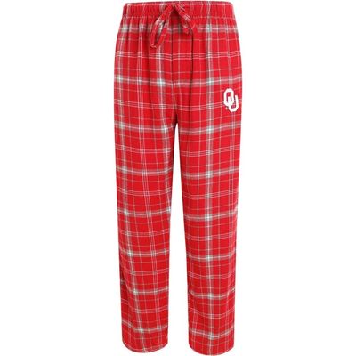 CONCEPTS SPORT Men's Concepts Sport Crimson Oklahoma Sooners Big & Tall Ultimate Plaid Pants 