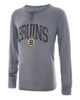 CONCEPTS SPORT Men's Concepts Sport Gray Boston Bruins Takeaway Henley Long Sleeve T-Shirt  - 1