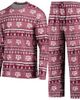 CONCEPTS SPORT Men's Concepts Sport Maroon Texas A&M Aggies Ugly Sweater Long Sleeve T-Shirt and Pants Sleep Set  - 1