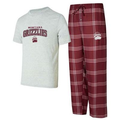 CONCEPTS SPORT Men's Concepts Sport Montana Grizzlies T-Shirt & Pants Sleep Set