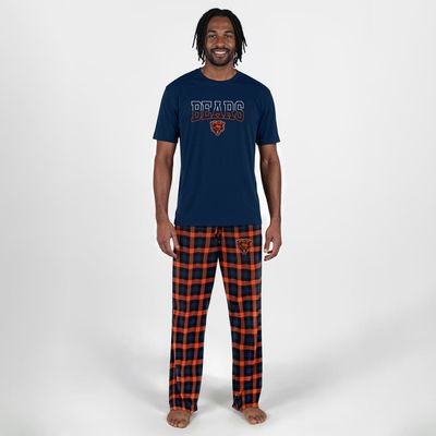CONCEPTS SPORT Men's Concepts Sport Navy Chicago Bears Highland Sleep Set 