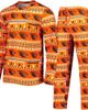 CONCEPTS SPORT Men's Concepts Sport Orange Oregon State Beavers Swivel Long Sleeve T-Shirt & Pants Sleep Set  - 1