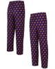 CONCEPTS SPORT Men's Concepts Sport Purple Phoenix Suns Allover Logo Print Gauge Sleep Pants  - 1