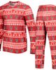CONCEPTS SPORT Men's Concepts Sport Red NC State Wolfpack Swivel Long Sleeve T-Shirt & Pants Sleep Set  - 1