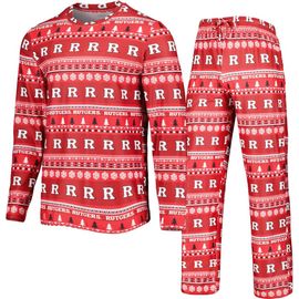 CONCEPTS SPORT Men's Concepts Sport Scarlet Rutgers Scarlet Knights Swivel Long Sleeve T-Shirt & Pants Sleep Set 