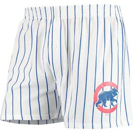 CONCEPTS SPORT Men's Concepts Sport White Chicago Cubs Vigor Boxer Shorts 