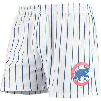CONCEPTS SPORT Men's Concepts Sport White Chicago Cubs Vigor Boxer Shorts 