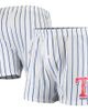 CONCEPTS SPORT Men's Concepts Sport White Texas Rangers Vigor Boxer Shorts  - 1