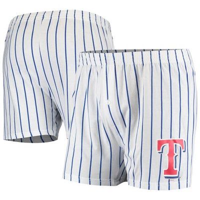 CONCEPTS SPORT Men's Concepts Sport White Texas Rangers Vigor Boxer Shorts 