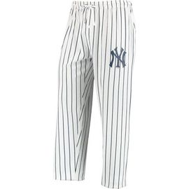 CONCEPTS SPORT Men's Concepts Sport White/Navy New York Yankees Vigor Lounge Pant 