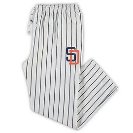 CONCEPTS SPORT Men's Concepts Sport White/Navy San Diego Padres Big & Tall Pinstripe Sleep Pants 