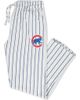 CONCEPTS SPORT Men's Concepts Sport White/Royal Chicago Cubs Big & Tall Pinstripe Sleep Pants  - 1