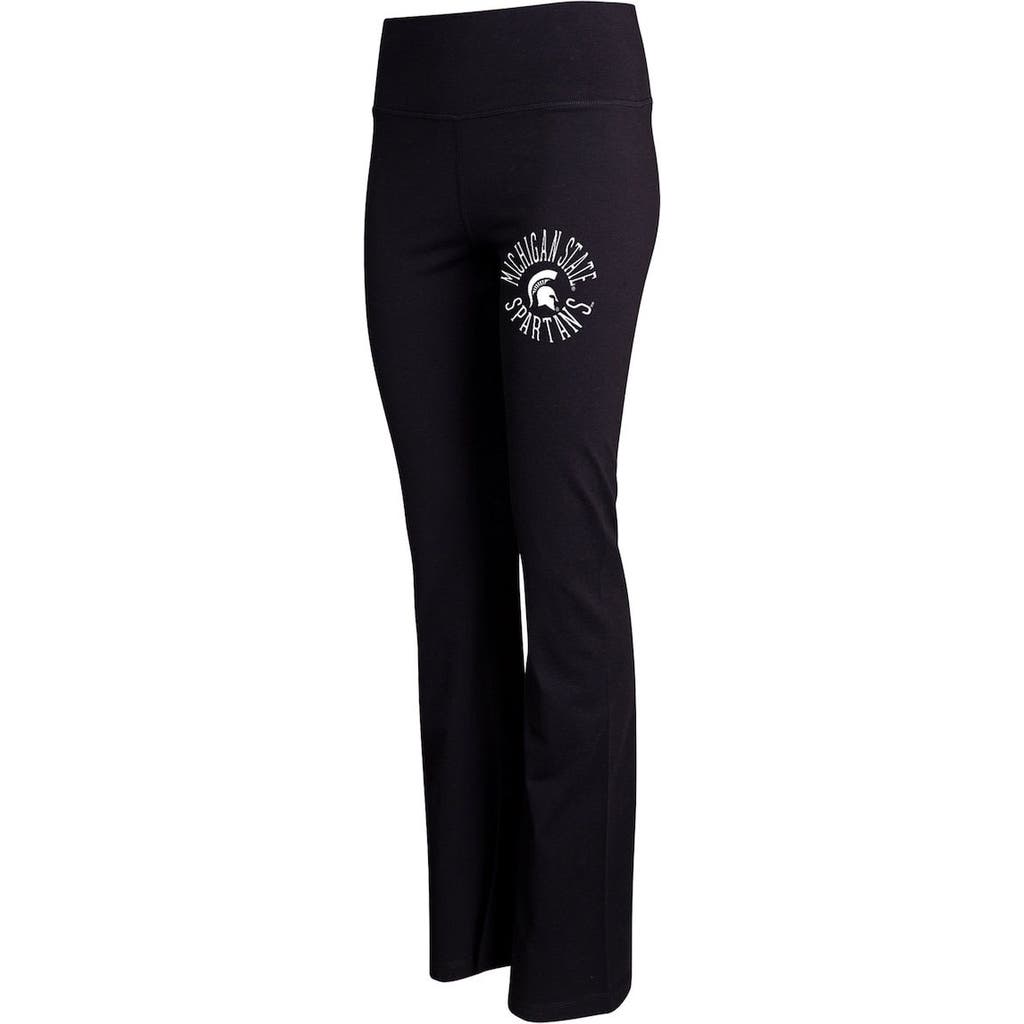 CONCEPTS SPORT Women's Concepts Sport Black Michigan State Spartans Enclave Tri-Blend Flared Leggings 