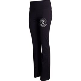CONCEPTS SPORT Women's Concepts Sport Black Michigan State Spartans Enclave Tri-Blend Flared Leggings 