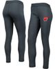 CONCEPTS SPORT Women's Concepts Sport Charcoal Wisconsin Badgers Upbeat Sherpa Leggings  - 1