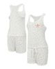 CONCEPTS SPORT Women's Concepts Sport Cream Houston Astros Gardner Hacci Knit Romper  - 1