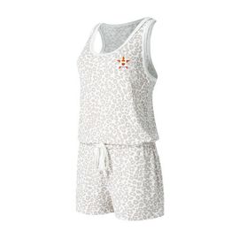 CONCEPTS SPORT Women's Concepts Sport Cream Houston Astros Montana Hacci Knit Romper 