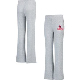 CONCEPTS SPORT Women's Concepts Sport Gray St. Louis Cardinals Juniper Rib Knit Flare Sleep Pants 