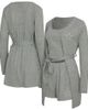 CONCEPTS SPORT Women's Concepts Sport Heather Gray Dallas Cowboys Rigor Tank, Short & Robe Set  - 1