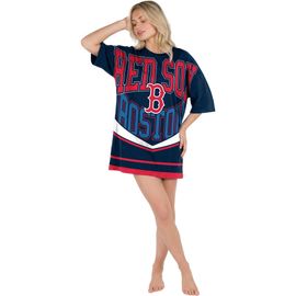 CONCEPTS SPORT Women's Concepts Sport Navy Boston Red Sox Mosaic Knit Nightdress 