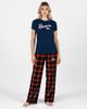 CONCEPTS SPORT Women's Concepts Sport Navy Denver Broncos Highland Sleep Set  - 1