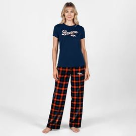 CONCEPTS SPORT Women's Concepts Sport Navy Denver Broncos Highland Sleep Set 