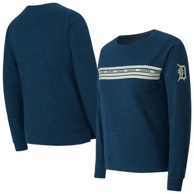 CONCEPTS SPORT Women's Concepts Sport Navy Detroit Tigers Birch French Terry Long Sleeve T-Shirt 