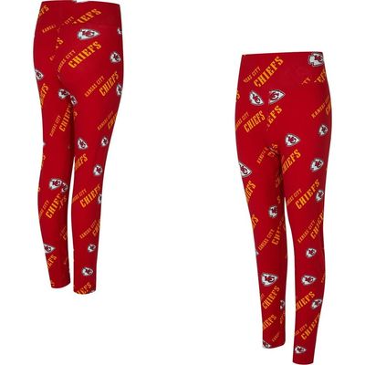 CONCEPTS SPORT Women's Concepts Sport Red Kansas City Chiefs Mosaic Allover Print Leggings 