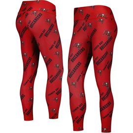 CONCEPTS SPORT Women's Concepts Sport Red Tampa Bay Buccaneers Breakthrough Allover Print Lounge Leggings 