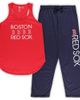 CONCEPTS SPORT Women's Concepts Sport Red/Navy Boston Red Sox Plus Size Meter Tank Top & Pants Sleep Set  - 1