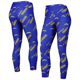 CONCEPTS SPORT Women's Concepts Sport Royal Los Angeles Chargers Breakthrough Allover Print Lounge Leggings 