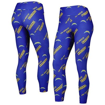 CONCEPTS SPORT Women's Concepts Sport Royal Los Angeles Chargers Breakthrough Allover Print Lounge Leggings 