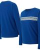 CONCEPTS SPORT Women's Concepts Sport Royal Los Angeles Dodgers Birch French Terry Long Sleeve T-Shirt  - 1