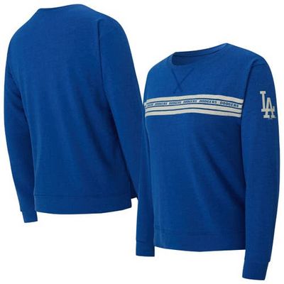CONCEPTS SPORT Women's Concepts Sport Royal Los Angeles Dodgers Birch French Terry Long Sleeve T-Shirt 
