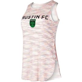 CONCEPTS SPORT Women's Concepts Sport White Austin FC Sunray Tri-Blend Tank Top 
