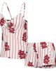CONCEPTS SPORT Women's Concepts Sport White St. Louis Cardinals Reel Allover Print Tank Top & Shorts Sleep Set  - 1