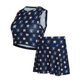 CONCEPTS SPORT Women's Concepts Sport Navy Houston Astros Knit Tank Top & Skort Set 