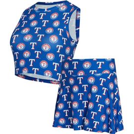 CONCEPTS SPORT Women's Concepts Sport Royal Texas Rangers Knit Tank Top & Skort Set 