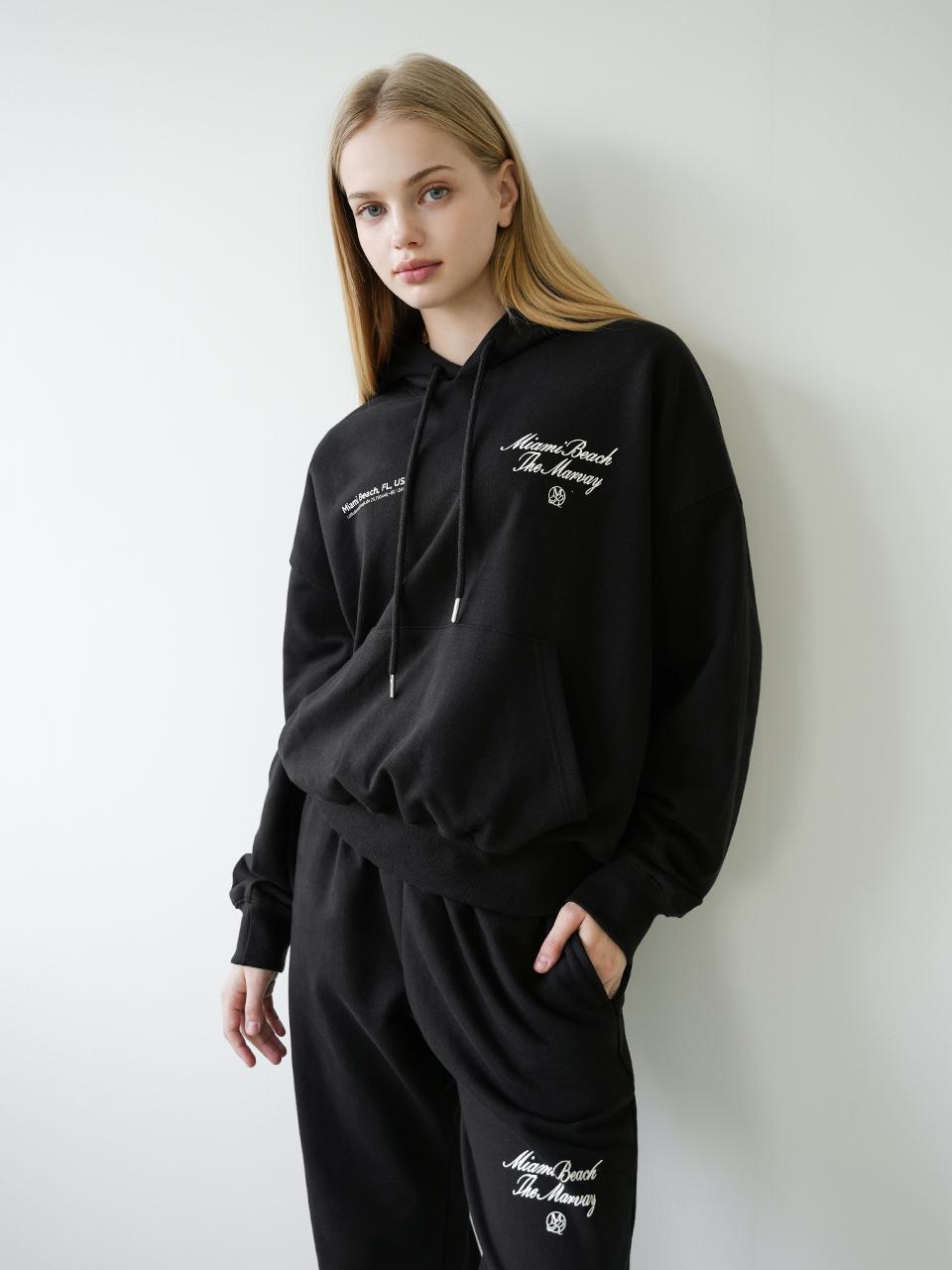 conchwear Miami Sweat Hoodie (Black)