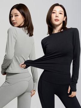 conchwear Slim Fit Essential Long Sleeve Stretch Athletic Top