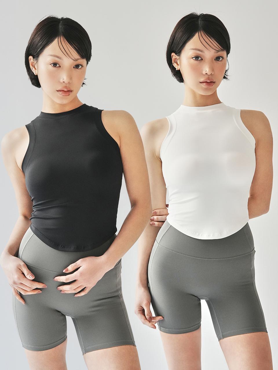 conchwear Soft Sleeveless Half-Neck Athletic Top