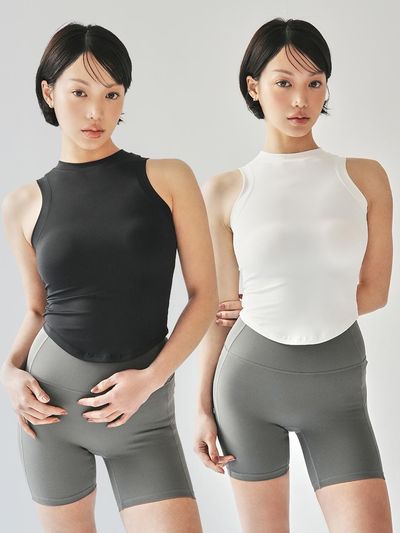 conchwear Soft Sleeveless Half-Neck Athletic Top