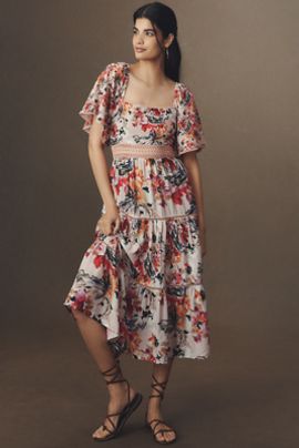 bubble sleeve maxi dress Melina Bubble Sleeve Maxi Dress in Butter Yellow X-Small