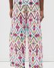 Coniglio Palm Beach Coniglio Palm Beach Adjustable Marina Button Pants Lattice Floral Lotus Flower One - 3