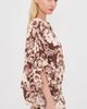 Coniglio Palm Beach Coniglio Palm Beach Button Front Scarf Top Hibiscus Tropical Coconut One - 4