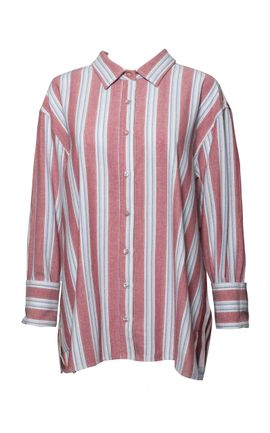 Coniglio Palm Beach Coniglio Palm Beach Classic Striped Cotton ButtonDown Shirt