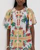 Coniglio Palm Beach Coniglio Palm Beach Flagler Mini Dress Tropical Aviary Ivory Breeze One - 2
