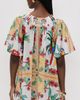 Coniglio Palm Beach Coniglio Palm Beach Flagler Mini Dress Tropical Aviary Ivory Breeze One - 3